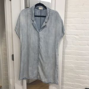 Aritzia Chambray Shirtdress